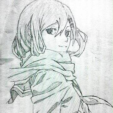 赤マフラーの少女