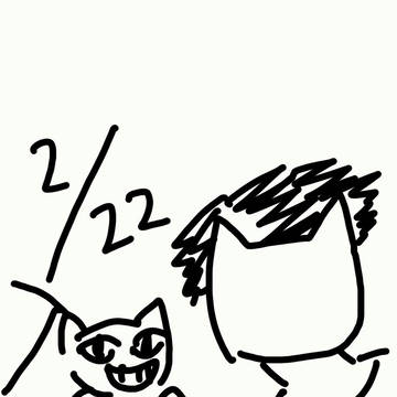 今日は猫の日らしかったです