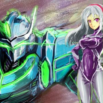 メカと少女