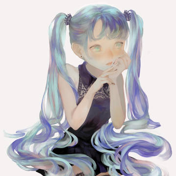 黒レースみく