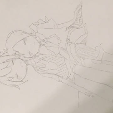 疲れて寝ちゃった