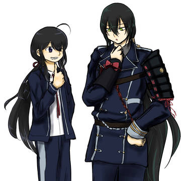 アサ新に鯰尾の服着せた