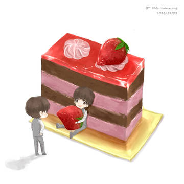 イチゴケーキ