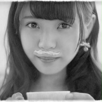 小林由依（欅坂46）またまた描いてみた