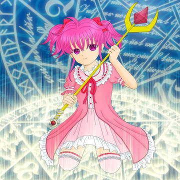 魔法少女塗ってみた