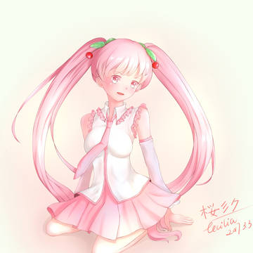 Pure Pink 桜ミク