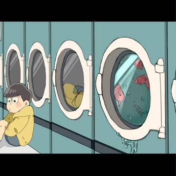 自由に描いた松