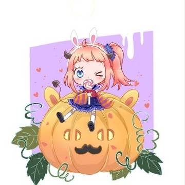ハロウィンverめう&まり花