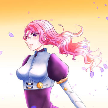 青い桜
