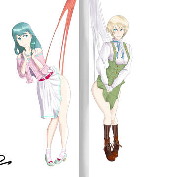 [COMM] Tsubasa X Eleonora Wedgie