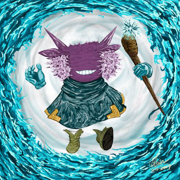 藍魔色火焰!