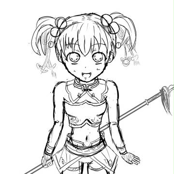 張飛（下書き）