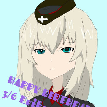 逸見エリカ 誕生日記念絵