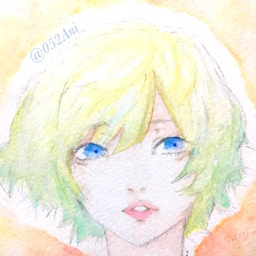 創作水彩画
