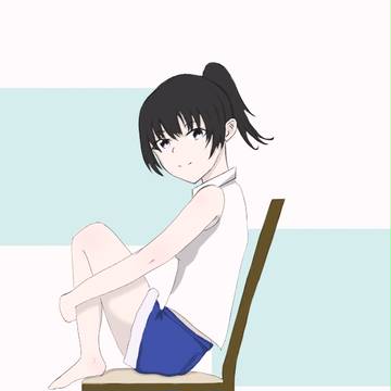 ポニテの女の子