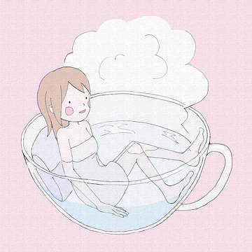 ティーカップでお風呂