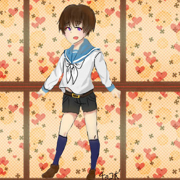 ぱっぱにセーラー服着せたらショタになったお( ^ω^ )