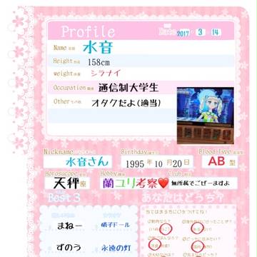 私のプロフィール