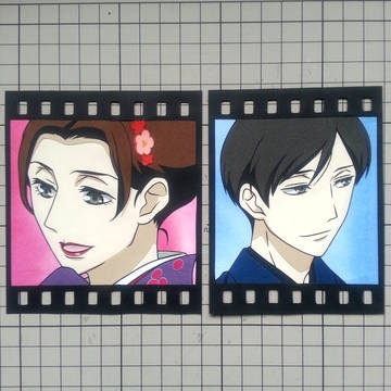 【切り絵84・85】「昭和元禄落語心中」からみよ吉＆菊比古