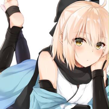 ▽沖田さんがこちらを見ている...