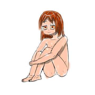 三角座り