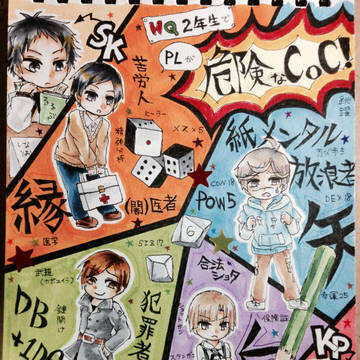 HQ2年生6人で(PLが)危険なCoC！