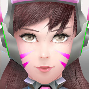 D.va Fanart #2 (Fixed)