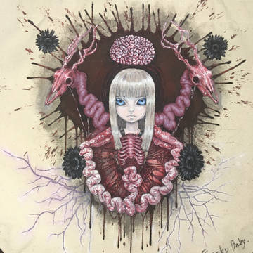 トートバッグに描きました