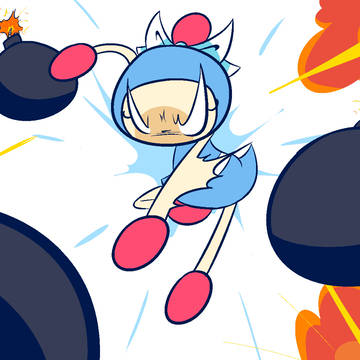 Bomberman draws
