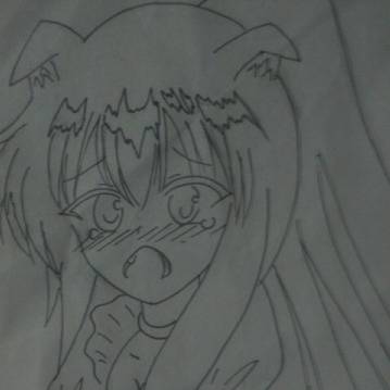 耳の生えたメイドの女の子