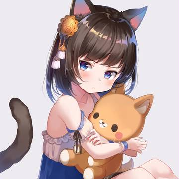 犬派の猫耳娘