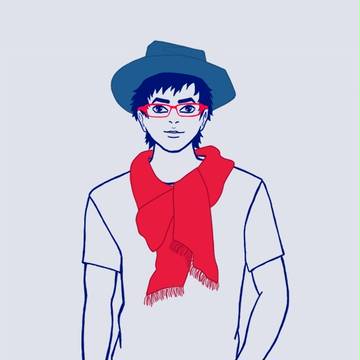 red scarf boy