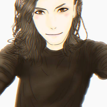 孝佳さんの自撮り模写