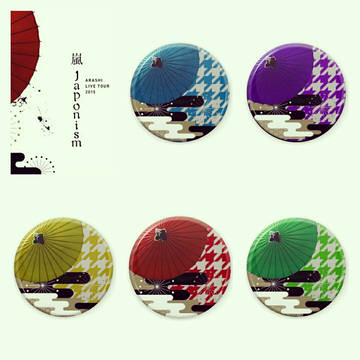 Japonismデザイン 缶バッジ