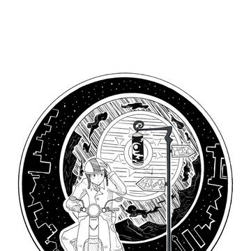 スーパーカブ　イメージイラスト