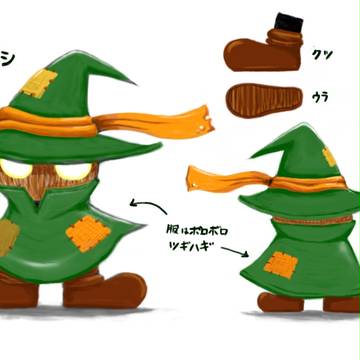 ドロシーの仲間達（設定画＋CG）