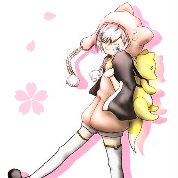 桜と南吉くん。