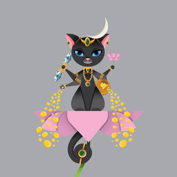 Laxmi cat gray