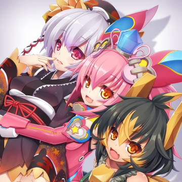 PSO2es_仲良し3人組