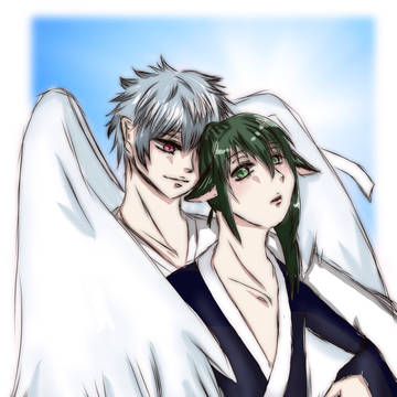 銀土初描き