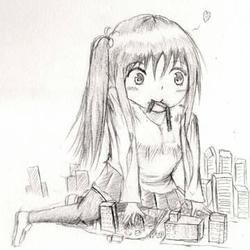 電車を咥えて…