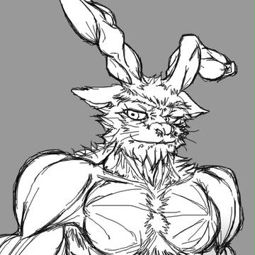【マウス絵】筋肉練習
