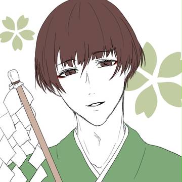 フリーアイコン:刀剣乱舞:石切丸