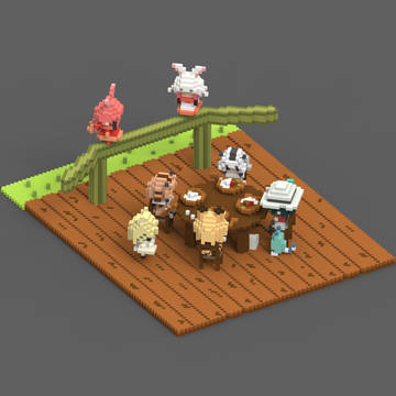 3Dドットけもフレとフレンズ