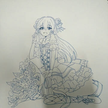 髪が長いの凛ちゃん