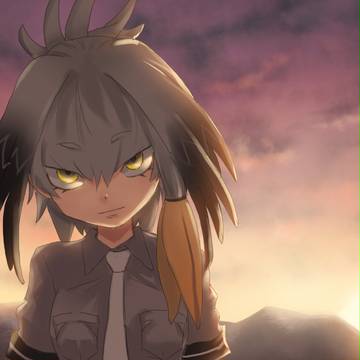 ハシビロコウちゃんの笑顔