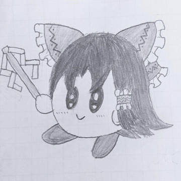 カービィ,霊夢ver.