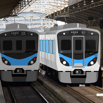 名四鉄道の日常風景
