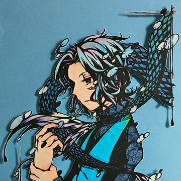 切り絵ラン