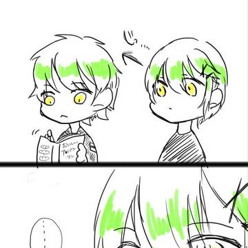 髪質が気になる覚浦うー漫画